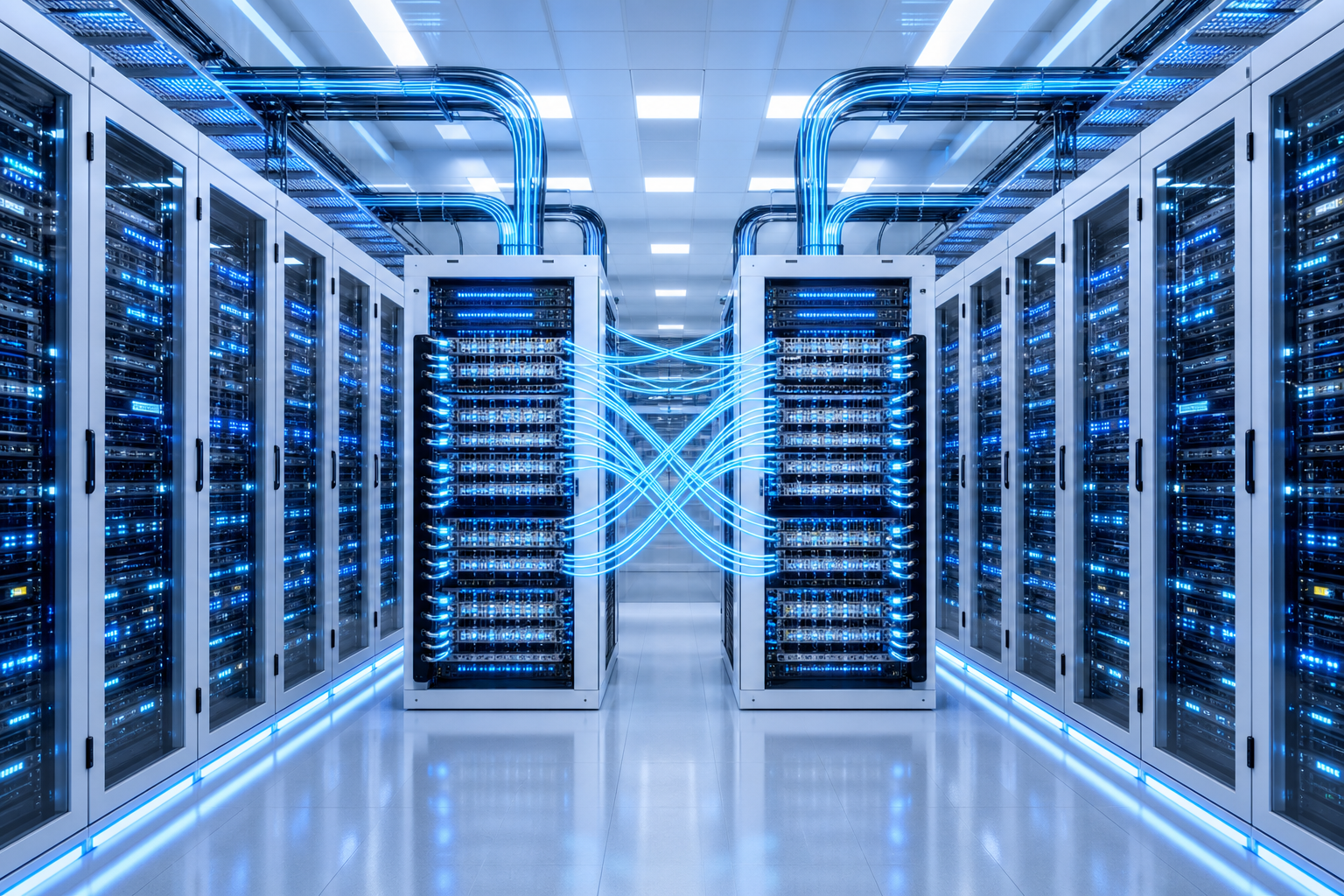 Data center redundante con fabric de alta disponibilidad